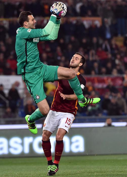 Soccer: Serie A; Roma-Inter